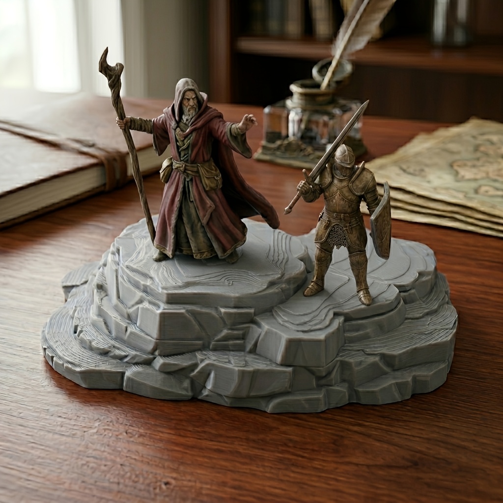 Rock Formation Platform Scene Model Kit